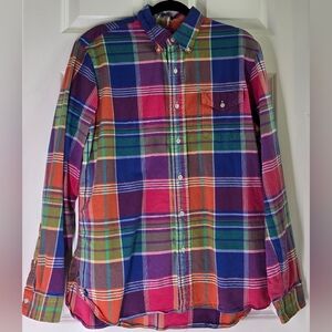 Ralph Lauren Multicolor Plaid Button-Down Shirt